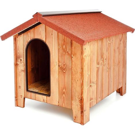 Cuccia da esterno in legno modello Fuss-Dog per cani : L