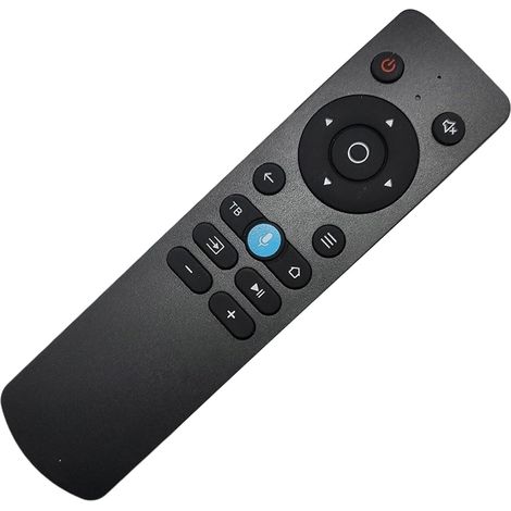 Télécommande de projecteur de Salon avec Bouton de Recherche vocale, Disposition Claire des Commandes, boîtier ABS Mince, contrôle Quotidien des médias Depuis Le canapé, Bouton de Microphone à (1/5)