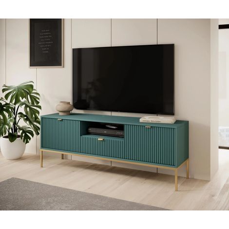 AX LIVING Lowboard TV Eternas 154 cm modernes Design, Grün