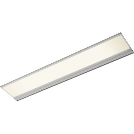 L&S Led Unterbauleuchte Solaris Plus IR DualColor 1200 mm alufarbig - Flache LED-Leuchte mit DualColor Technik, 3000K/4000K, IR-Sensorschalter, Aluminium, 19W