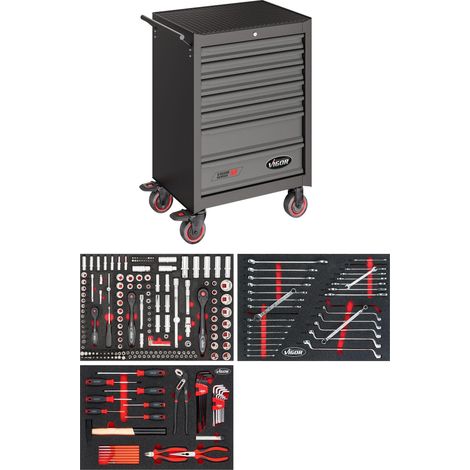 VIGOR Servante d'atelier séries M avec assortiment V2379N 164 x 164 (1/4)
