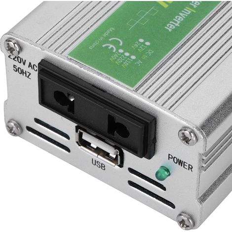 Convertisseur de voiture multifonctionnel intelligent DC12V vers AC220V 100W (1/5)