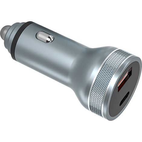 Chargeur de voiture PD et QC3.0 à charge rapide, portable, avec contrôle intelligent de la température et sécurité pour téléphone, ordinateur portable et appareil photo numérique. (1/5)