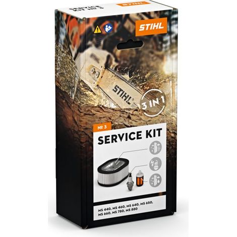 Kit d'entretien numéro 3 STIHL pour les tronçonneuses MS 440 - MS 460 - MS 640