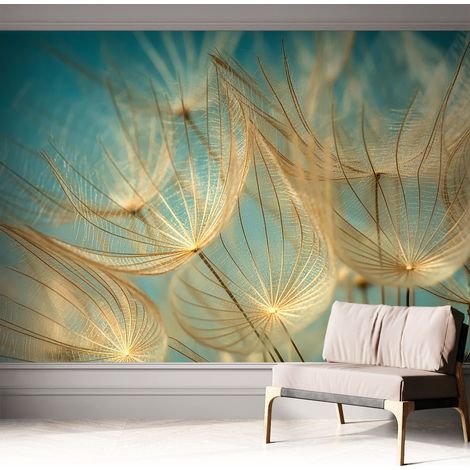 Tapete Selbstklebend - Fototapete mit Motiv - Wandtapete modern - Wanddeko Ätherische Pusteblumen 312x219 cm (1/5)