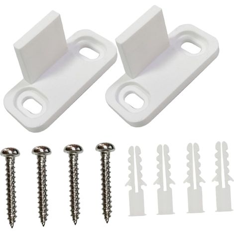 lot de 2 guide de sol pour porte de grange coulissante (1/5)