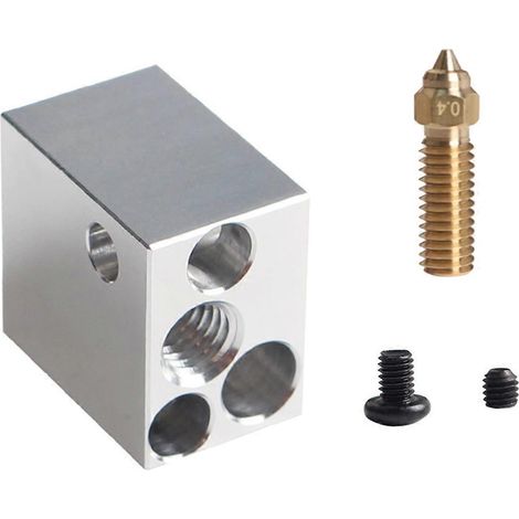 SV07 Extruder-Heizblock-Kit (silber) (1/5)