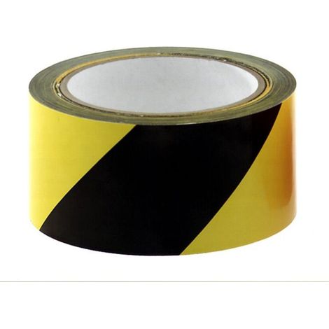 Conacord Warnband 66 m 50 mm breit, selbstklebend gelb, schwarz Absperrband