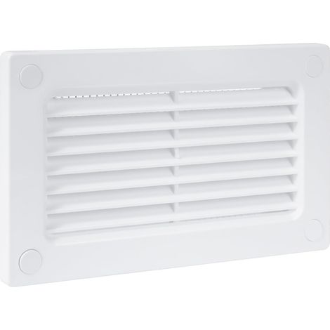 1 Grille de canal 120x60 mm, entrée sortie air, système CVC, protection robuste (1/5)