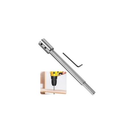 Rallonge de 173 mm pour Foret, Extension de Foret Rallonge de Perceuse, Extension Robuste en Acier à Haute Teneur en Carbone pour Perçage Profond et Précis dans le Bois