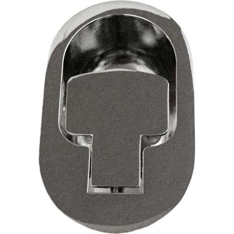 Poignée de déverrouillage en aluminium pour fauteuil inclinable - Levier de pression - Poignée de bote métallique - Pièces de rechange pour canapé, chaise, meubles, quincaillerie, chromé (1/4)