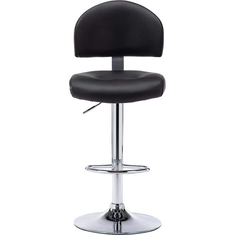 Maison Exclusive - Barhocker Schwarz Kunstleder (1/5)