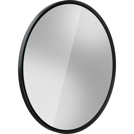 BERNSTEIN - Miroir rond salle de bain éclairage LED 100cm cadre Noir mat anti-buée, capteur de mouvement - BELDIVO (1/5)