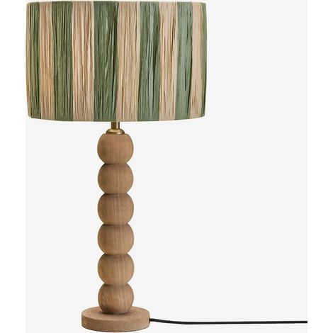 Lámpara de mesa en madera de mango Soler SKLUM (1/5)