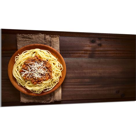 Glasschutzplatte für den Herd 90x52 Food (1/5)