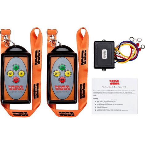 2 Channel Winch Remote Control, Wireless. Twin HD Handsets, Long Range (100m). 12v/24v (1/5)