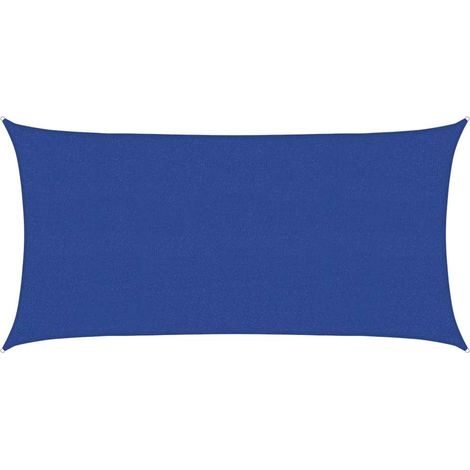 Maison Exclusive - Sonnensegel 160 g/m² Blau 2,5x4,5 m HDPE (1/5)