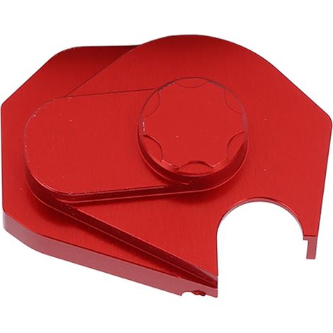 Couvercle de boîte de vitesses RC en aluminium anodisé CNC, support de boîte de vitesses pour Axial SCX24 1/24 RC Crawler, pièces détachées rouges (1/5)