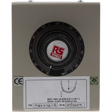 Auto-transformateur 1 phase, 240V, 170VA, 700mA ( Prix pour 1 ) (1/3)