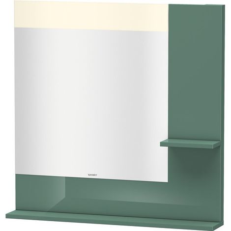 Miroir DuravitVERO 142x800x800m avec éclairage jade