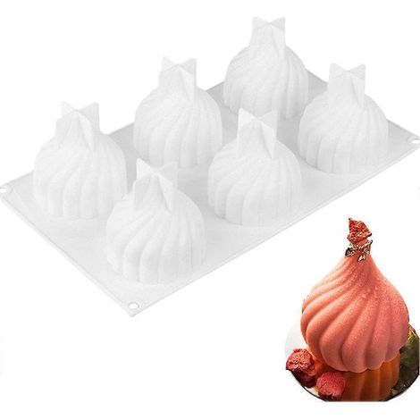 Kuchenformen, 3D-Silikonform zum Backen, DIY-Form, Silikon-Muffinform, Br