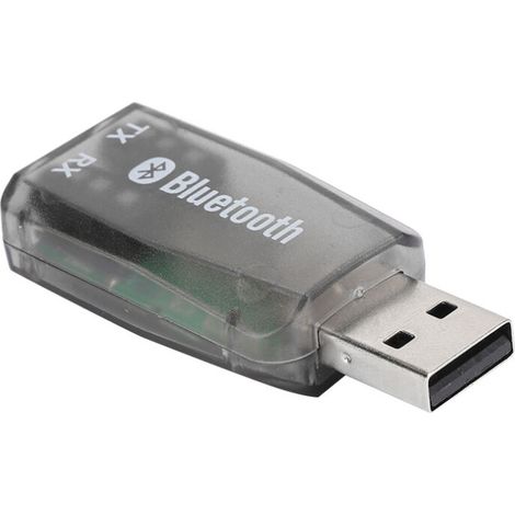 Questo adattatore Bluetooth wireless per sistemi audio domestici è un modello due in uno, con un cavo audio da 3,5 mm compatibile con i sistemi audio per auto. È plug-and-play e facile da installare.