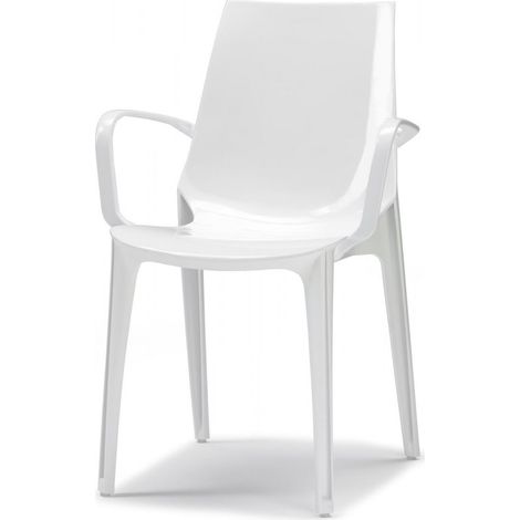 POLTRONA VANITY confezione da 2 pezzi Bianco pieno (1/3)