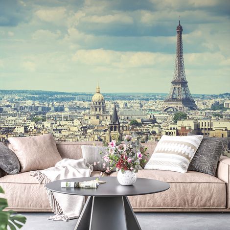 Papier peint panoramique - Paris Tour eiffel - 130 cm x 86 cm (1/4)