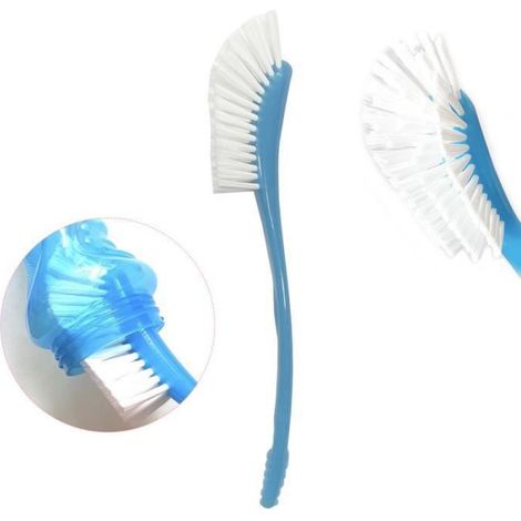 Goupillon Bouteille - Multifonctionnel - Long Manche - Nettoyage Biberon - Couleur Aléatoire - 45250MM (1/4)
