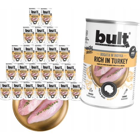 Bult Rich in Turkey - Nassfutter für Hunde - 24 x 400 g (1/5)