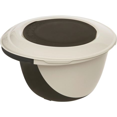 Mömax Schüsselset Anne in Graphit/Weiß 4-teilig (1/2)