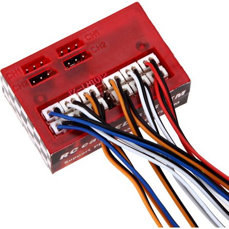 Lampe LED Ultra lumineuse multifonction AX-003, pour modèle de voiture 1/10 1/8 RC HSP Traxxas TAMIYA CC01 4WD Axial SCX10 (1/5)