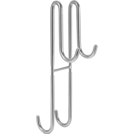 Crochet de paroi de douche - inox double face, pour peignoir (1/5)