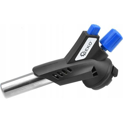 Bruciatore a gas GEKO G20062 a 360° con accenditore piezoelettrico per saldatura, temperatura massima 1300°C.