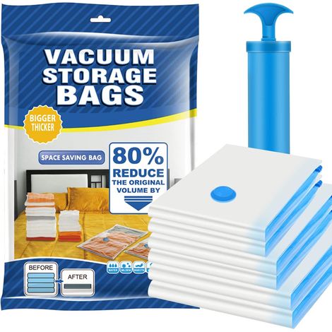 Jiajia AI, Sac rangement sous vide aspirateur Rangement Sous Vide, 7 pièces pour jardin, terrasse et extérieur (1/5)