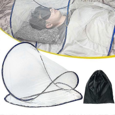 Moustiquaire portable pliable pour sac de couchage. idéale pour le camping et les terrasses. (1/5)