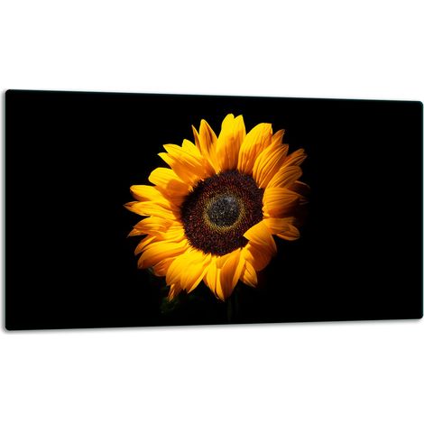 Schneidebrett aus Glas, 52x30 cm, Blume (1/5)