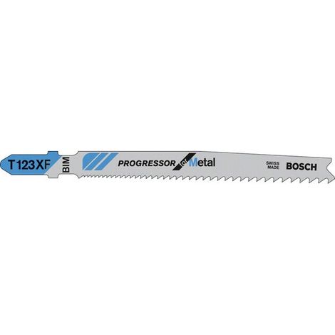 Bosch metal PRO Metal thick and thin T123XF Jigsaw Blade 100mm 100pcs 2608638700