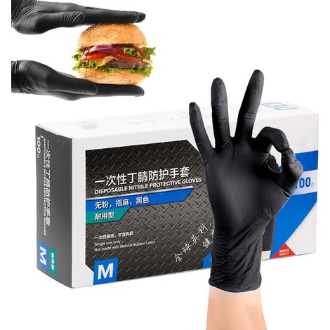 Gants nitrile jetables – Gants nitrile à usage unique pour l’alimentation (1/4)