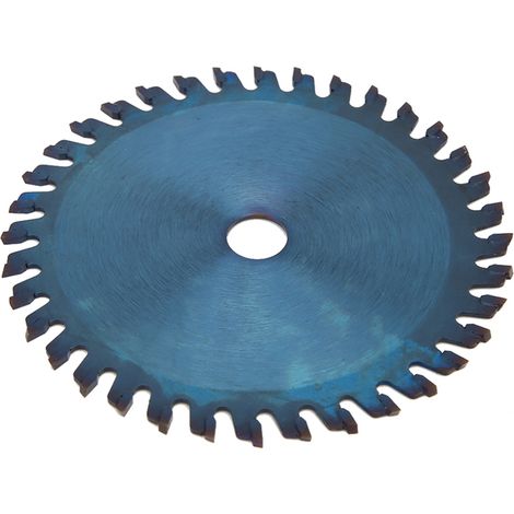 Disque de scie circulaire 8510/8515 mm, revêtement bleu carbure, pour bois et métaux tendres. (1/5)