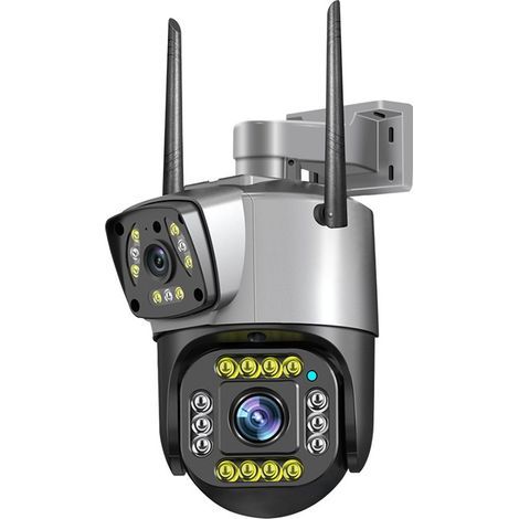 Caméra de Surveillance ,Caméra Surveillance WiFi Extérieure Caméra de surveillance sans fil WiFi à l'extérieur, étanche, avec vision nocturne HD (1/5)