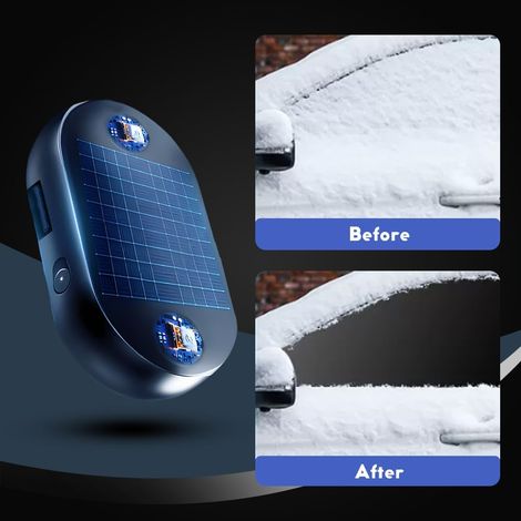 Spazzaneve per auto – Antigelo per parabrezza, rimuove efficacemente neve e ghiaccio - Blu (1/3)