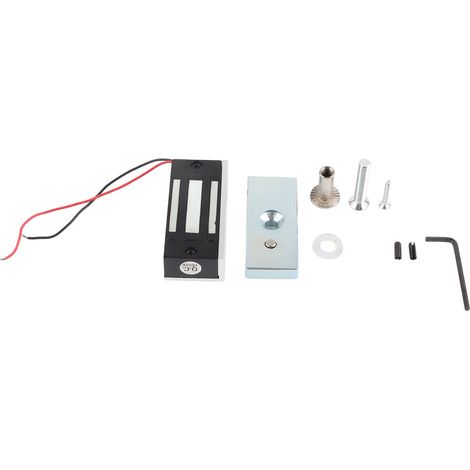 Mini serrure électromagnétique DC12V 60KG, serrure de porte magnétique électronique, verrouillage par mise sous tension
