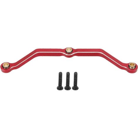 Biellette de direction en alliage d'aluminium, pièce de rechange pour voiture RC Traxxas 1/18 (rouge).