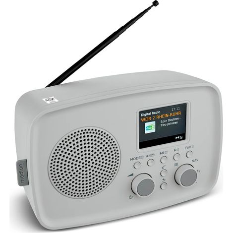 MEDION LIFE DRE-1 DAB+ Radio Bluetooth, Radiowecker, IPX1