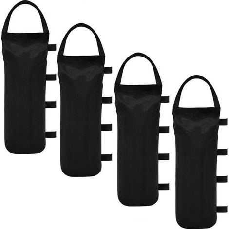 4 pièces Sac de sable pour auvent, tissu Oxford 600D résistant, sacs de lest pour gazebo et parasol, usage extérieur et camping (1/4)