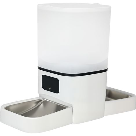 Skylos Dog Feeder Food Automatic Dispenser 6L Dual Bowl APP Timer Portal Contol
