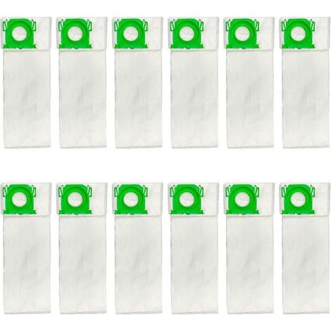 Lot de 12 sacs pour aspirateur compatibles avec les aspirateurs Sebo Airbelt série K, sacs à poussière de rechange Sebo K1/K3, sacs filtrants Sebo 6629AM. (1/5)