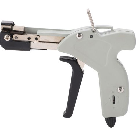 Pince coupante VSZ-600N en acier inoxydable, outil de serrage et de fixation pour colliers de serrage, pistolet à zip en acier moulé, coupe plate pour attaches métalliques (1/5)