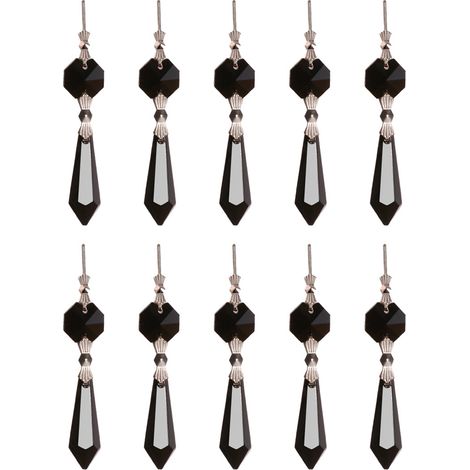 Perle De Suspension Cristal - Pour Lustre Rideau Décoration Mariage - 10 Pièces (1/5)